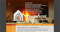 Desktop Screenshot of kaminbau-schwarzkopf.de